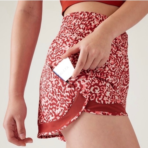 Athleta Mesh Racer High Rise Short - Picture 2 of 4